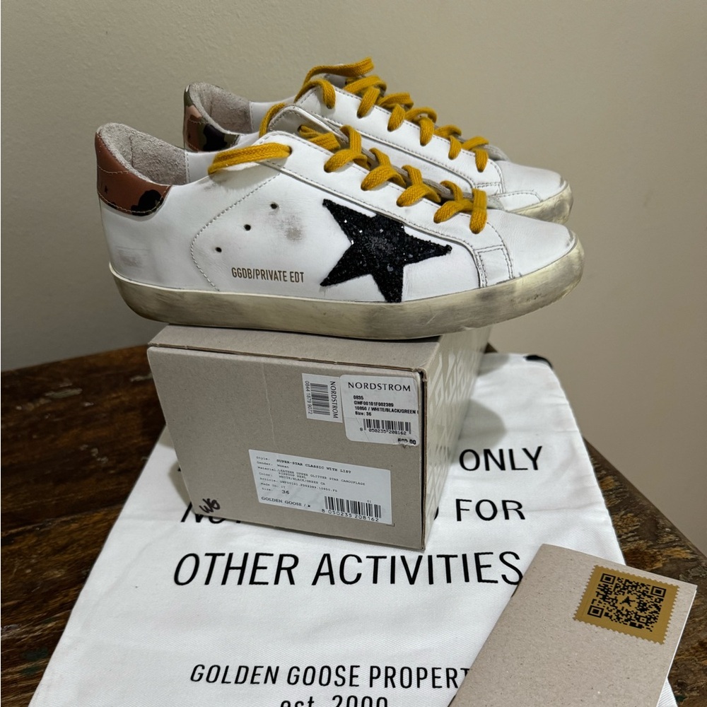 Golden Goose super-star size 36